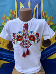 Футболка дитяча, кулір (розміри: зріст 122-146), в упаковці 5 штук №311323