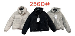 Зимова куртка жіноча, плащівка, м.2560 (Розмір: M-XL ), 3 кольори, в упаковці 3 штуки №319455