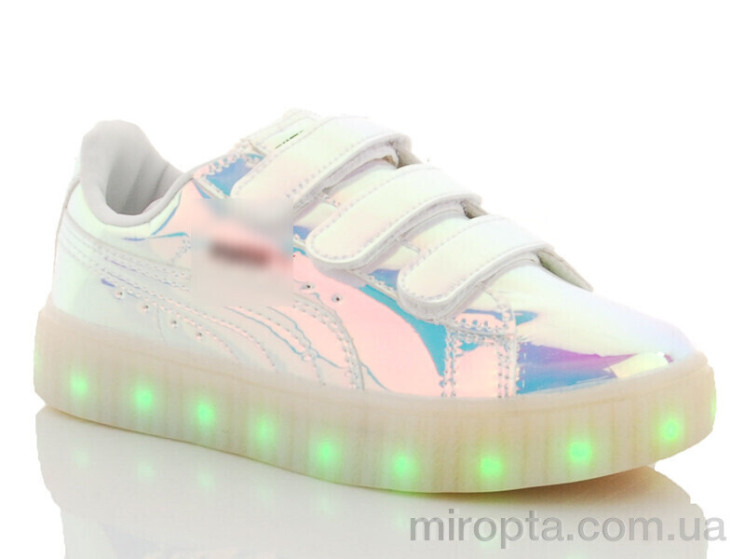 Кросівки W258 LED р: 31-36, в упаковці: 8 пар, купити тільки гуртом - 520385