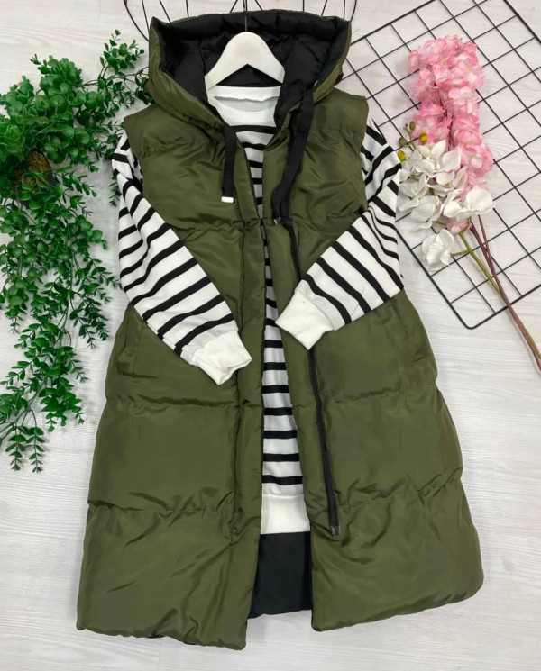 Жилетка жіноча, плащівка Еммі, м. 4220 (р: 42-44, 46-48, 50-54) №709403 - PapaFashion RZ6260 м. 4220