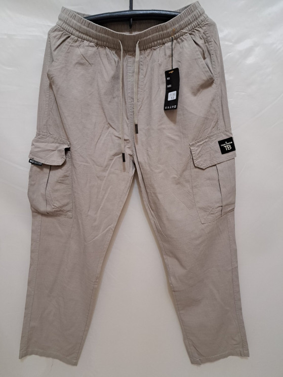 Спортивні штани чоловічі, льон, м.3005 (Розмір: XL-5XL ), в упаковці 5 штук №333381 - 