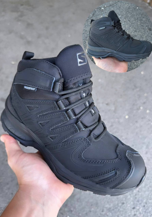 Черевики Salomon чорний Water proof (розмір: 40-45) №163885 - 