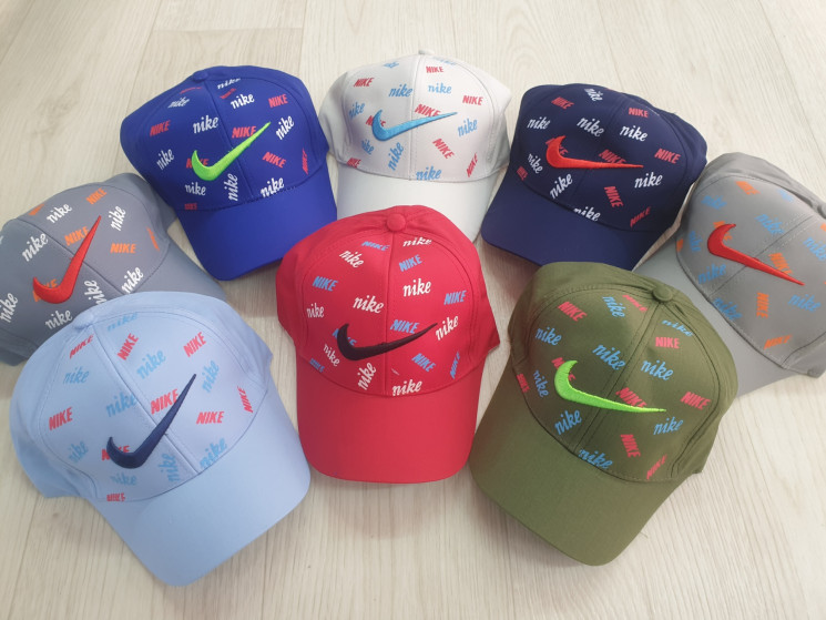 Бейсболка дитяча "Nike" котон (р: 52) мікс кольорів, в упаковці 5 шт. №382345 - Ventil SE 939