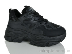 Кросівки Prime KT-M998 black р: 37-40, в упаковці: 8 пар, купити тільки гуртом