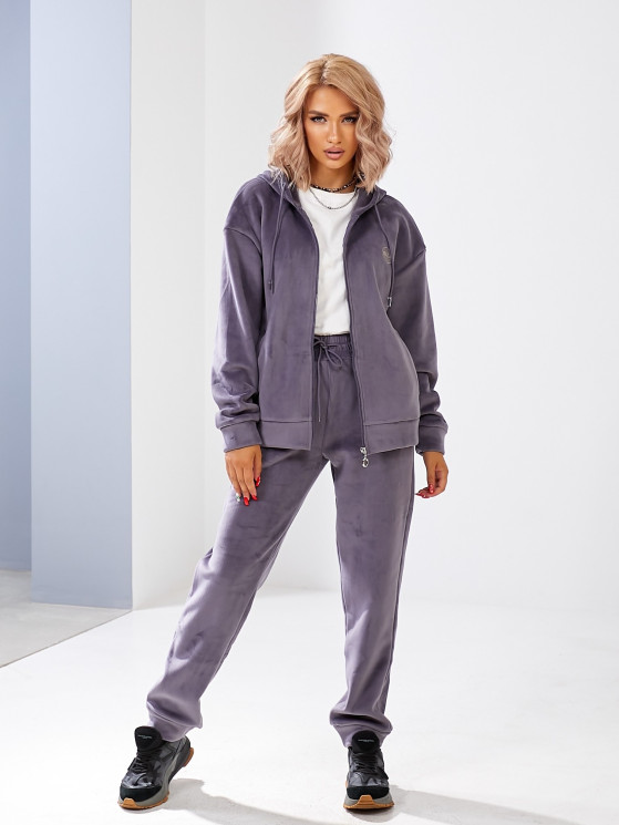 Костюм жіночий велюр/мікрохутро (Розмір: ХL-3XL) в уп 5 шт №165333 - Coolme WE1203