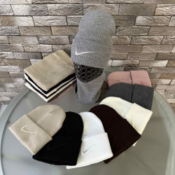 Комплект шапка і хомут дитячий, трикотаж (Розмір: 54-57 см), різні кольори, в упаковці 5 шт. №337125