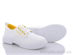 Туфлі 169-13 white-yellow р: 36-41, в упаковці: 8 пар, купити тільки гуртом