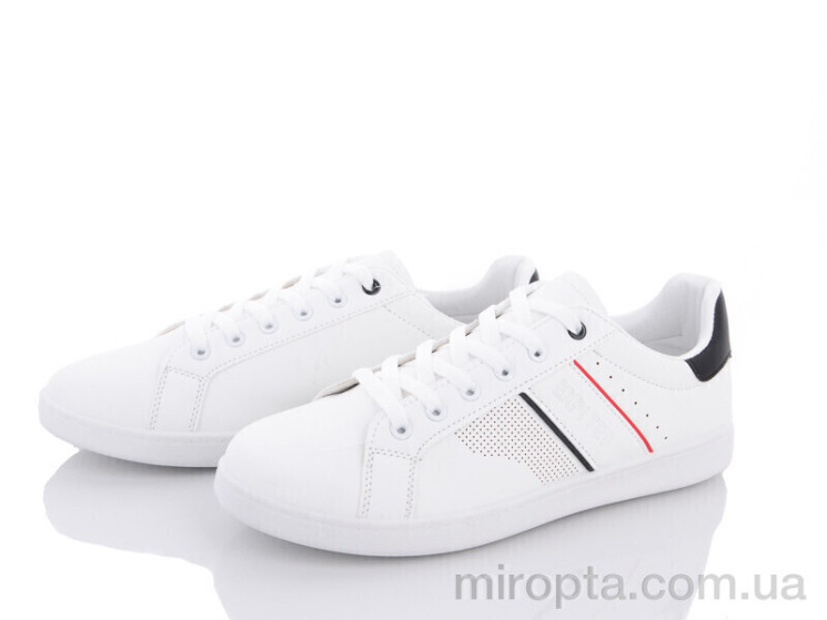 Кросівки 9-781 white-black р: 40-45, в упаковці: 8 пар, купити тільки гуртом - 827439