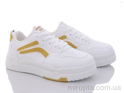 Кросівки 45-95 white-yellow р: 37-41, в упаковці: 8 пар, купити тільки гуртом
