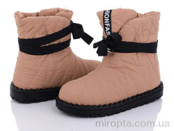 Дутики 20-983-4 khaki р: 36-41, в упаковці: 8 пар, купити тільки гуртом