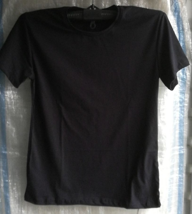 Футболка, р.S-2XL, котон, 1 колір (темно синій), в упаковці 5 штук №809254 - Figura SE629
