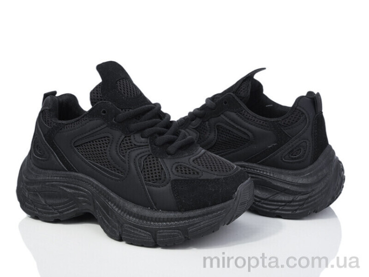 Кросівки 172-45-1 black р: 36-41, в упаковці: 8 пар, купити тільки гуртом - 974336