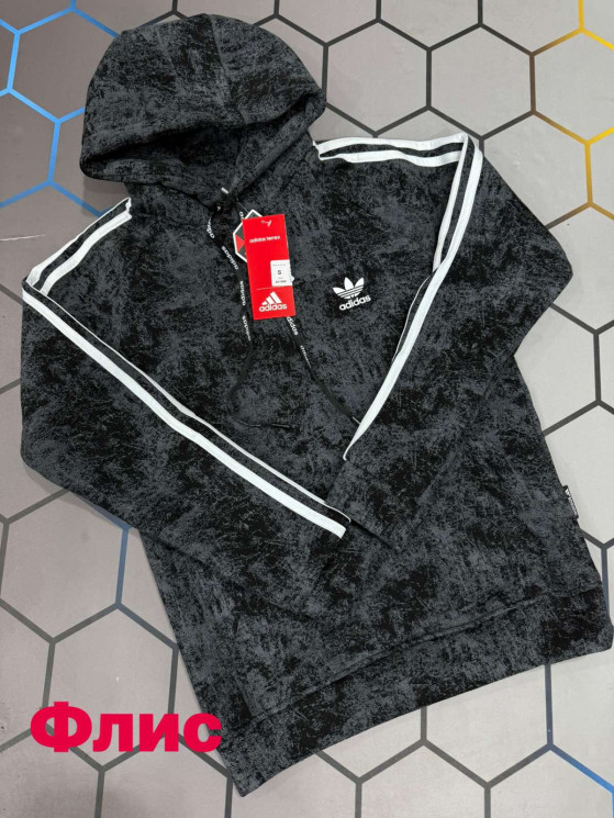 Худі чоловіче Adidas "6159" на флісі (р: S-2XL) в упаковці 5 шт. №376849 - AlexClothes SER2276