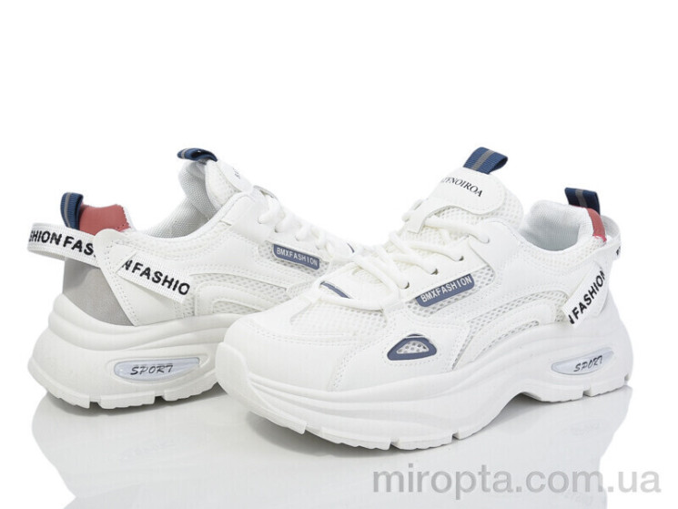 Кросівки 149-60 white-blue р: 36-40, в упаковці: 8 пар, купити тільки гуртом - 974440