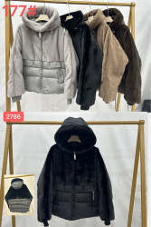 Шуба жіноча, еко хутро, м.177 (р. M-2XL ), 4 кольори, в упаковці 4 штуки №349163
