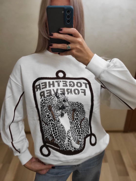 Батник жіночий, тринитка м. 5700 (р. S, M, L) №410840 - 