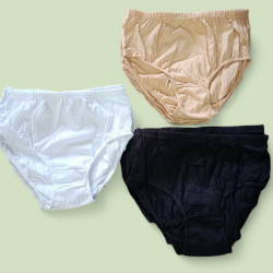 Труси жіночі, жатка (р. 4XL ), 3 кольори, в упаковці 12 шт. №339749