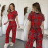 Костюм домашній жіночий, котон-спандекс м.7196 (р: S, M, L, XL) №809769 - 