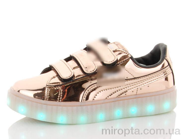 Кросівки 2585 LED р: 31-36, в упаковці: 8 пар, купити тільки гуртом - 520386