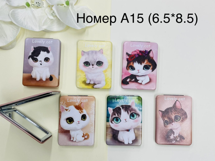 Дзеркало дитяче "А15" (р. 6.5*8.5см) в упаковці 12 шт. №358327 - Tessa272