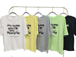 Футболка жіноча, котон (розмір: L-2XL ), мікс кольорів, в упаковці 6 штук №344618