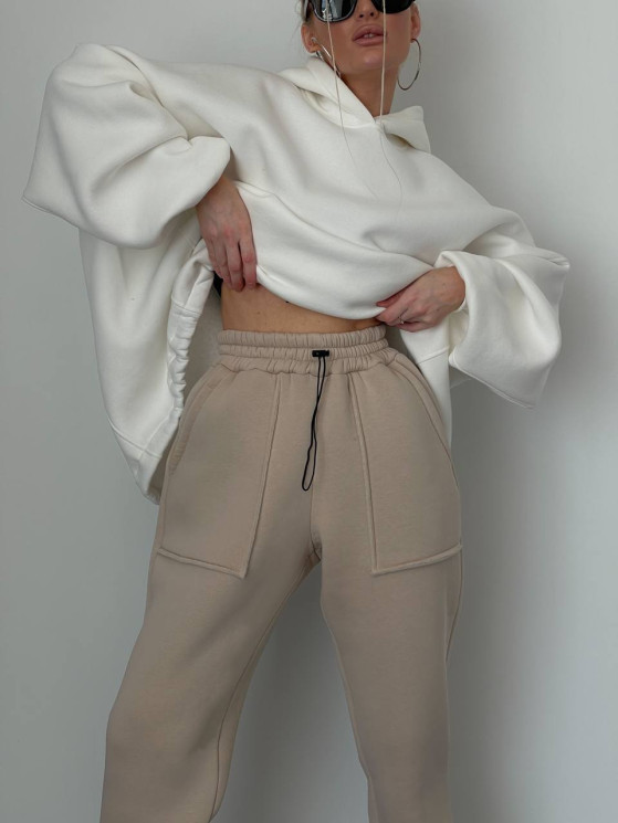Штани жіночі джогери, тринитка м. 354 (р: s-m, l-xl) №1001013 - 