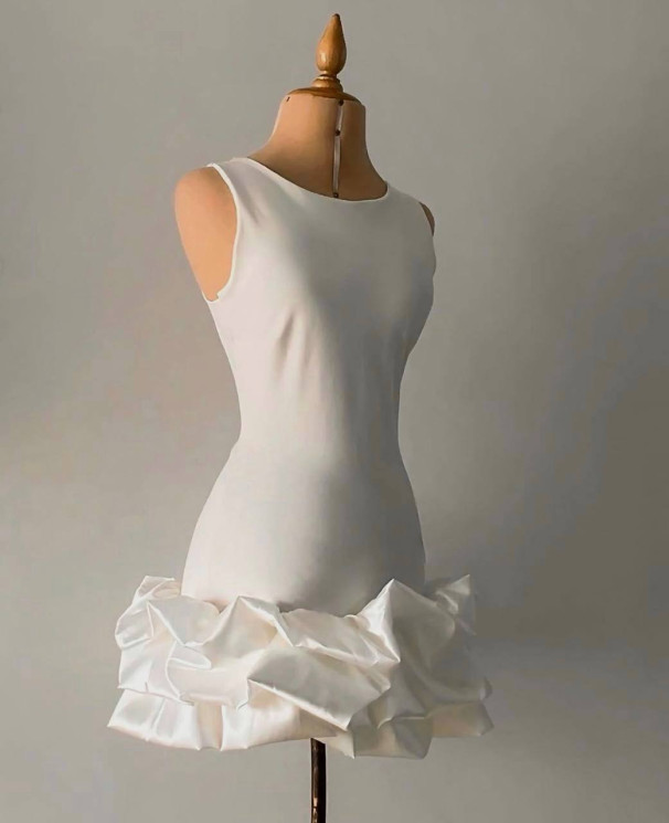 Сукня жіноча, крепдайвінг+софт, м. 1612 (р: 42-46) №706559 - BlaBlaDress SIN824-825 м. 1612