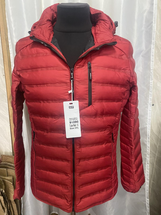 Куртка чоловіча (Розмір: L-4XL) "91090" весна плащівка в упаковці 5 штуки №815369 - EILIYA WE1206