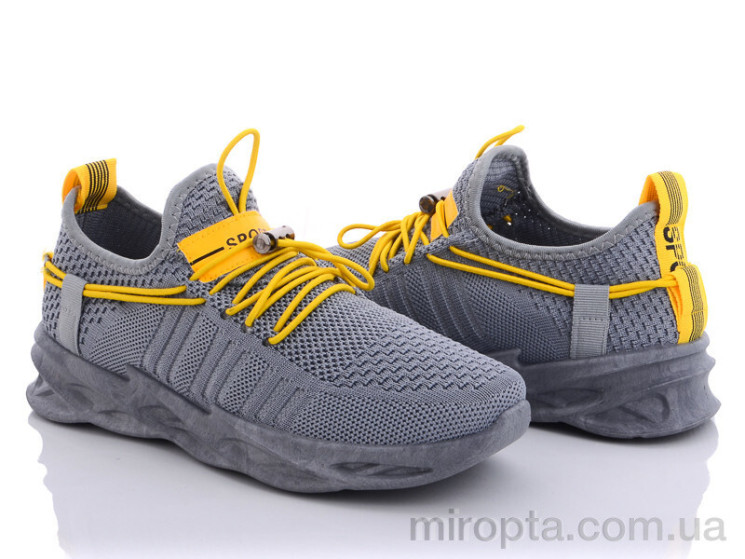 Кросівки 45-77 grey р: 36-41, в упаковці: 8 пар, купити тільки гуртом - 608125