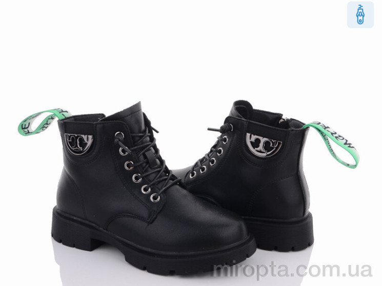 Черевики Y106(7603) black-green р: 31-36, в упаковці: 6 пар, купити тільки гуртом - 693801