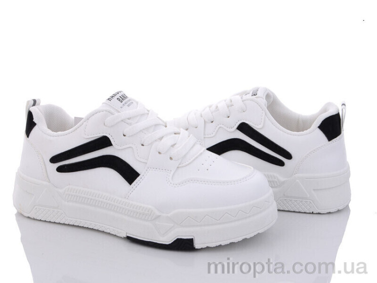 Кросівки 45-95 white-black р: 37-41, в упаковці: 8 пар, купити тільки гуртом - 868967