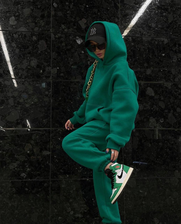 Костюм жіночий, трьохнитка на флісі, м. 1188 (р: 42-46, 48-52) №704918 - BestFashion RZ6220 м. 1188