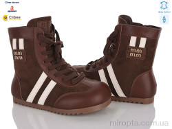 Черевики A9312 brown фліс р: 31-37, в упаковці: 7 пар, купити тільки гуртом