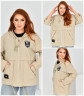 Вітрівка жіноча, котон, м.D-015 (р. XXL,3XL,4XL ), 5 кольорів,  в упаковці 3 штуки №330139 - 