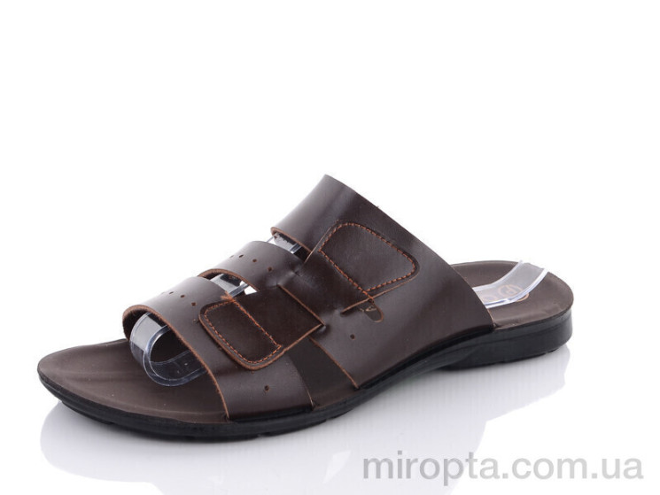 Шльопанці Sport FШ M brown р: 41-45, в упаковці: 12 пар, купити тільки гуртом - 822353