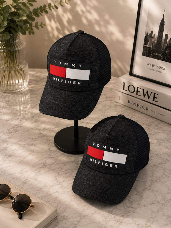 Бейсболка чоловіча Tommy Hilfiger, котон, сітка (Розмір: 56-59), мікс кольорів, в упаковці 5 штук №345441 - Great