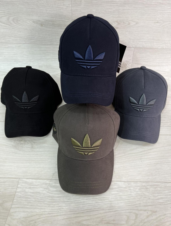 Кепка чоловіча на флісi "Adidas" (р: 56-61) мікс кольорів, в упаковці 5 шт. №377070 - Ventil SE 939