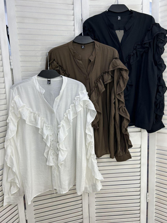 Блузка жіноча "153" котон (р: one size) 3 кольори, в упаковці 4 шт. №387916 - Mercury SE927