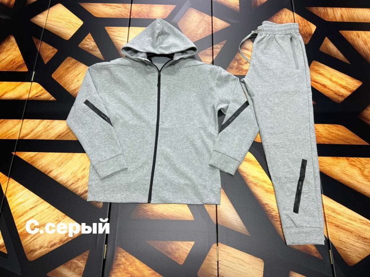 Спортивний костюм чоловічий, двохнитка (р: L,XL,2XL,3XL,4XL) 3 кольори, в упаковці 5 шт. №380823 - Turkey SE897