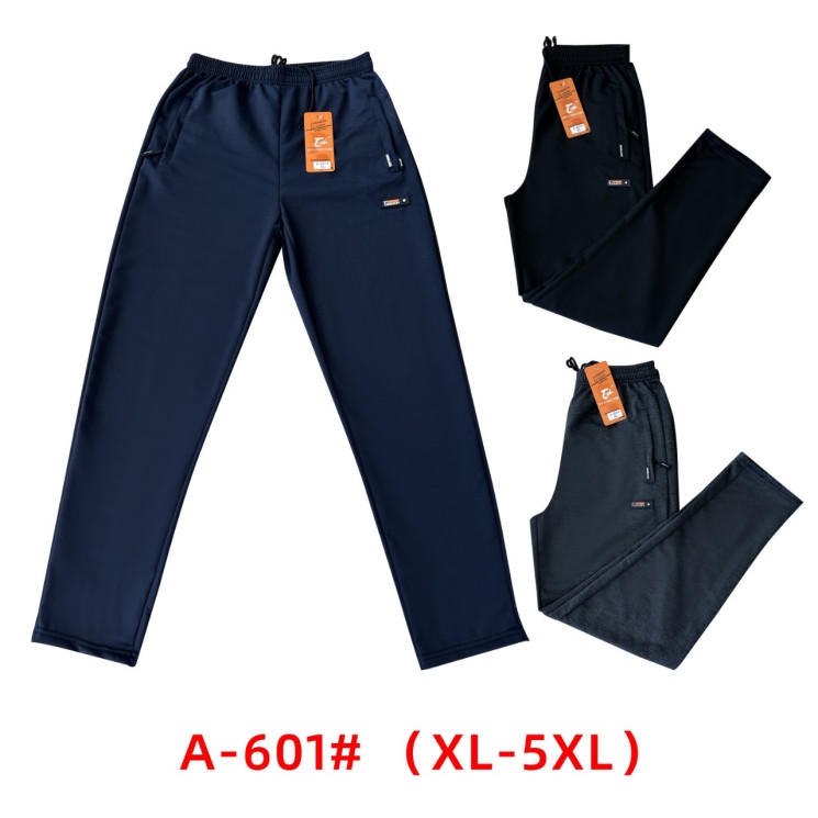 Спортивні штани чоловічі "A601" трикотаж (р: ХL-5XL) 3 кольори, в упаковці 5 шт. №366386 - Megasport
