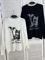 Кофта жіноча, машинна вязка (р: one size) 2 кольори, в упаковці 4 шт. №389245