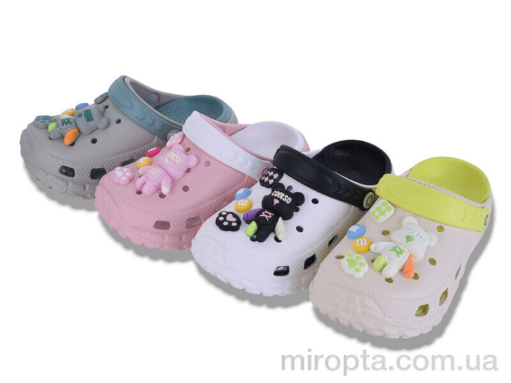 Крокси 8904 mix (12) р: 30-35, в упаковці: 12 пар, купити тільки гуртом - 1168074
