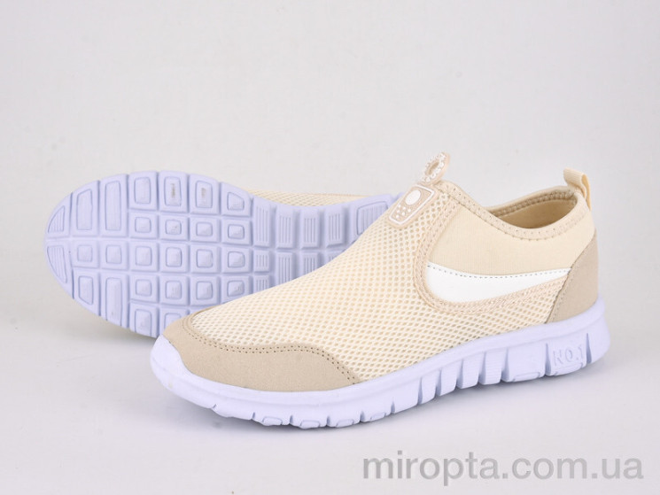 Кросівки 33-31 beige р: 36-41, в упаковці: 8 пар, купити тільки гуртом - 449098