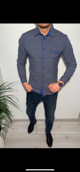 Сорочка No Brand р M-3XL Чоловіча S926 blue