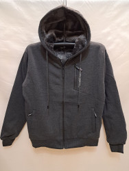 Кофта спортивна чоловіча, трикотаж, хутро, м. 2361 А (Розмір: М-3XL ), 2 кольори, в упаковці 5 штук №334957