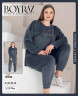 Піжама жіноча "15930" велюр (р: XL,2XL,3XL,4XL) 2 кольори, в упаковці 4 шт. №361200 - 