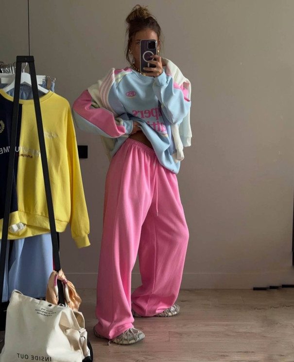 Штани жіночі, трьохнитка на флісі, м. 7169 (р: 42-44, 46-50) №712548 - GrandFashion AV4663 м. 7169