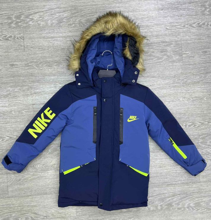 Куртка дитяча Nike "131" плащівка, зима (р: 8,10,12,14,16 років) в упаковці 5 шт. №361376 - Spider