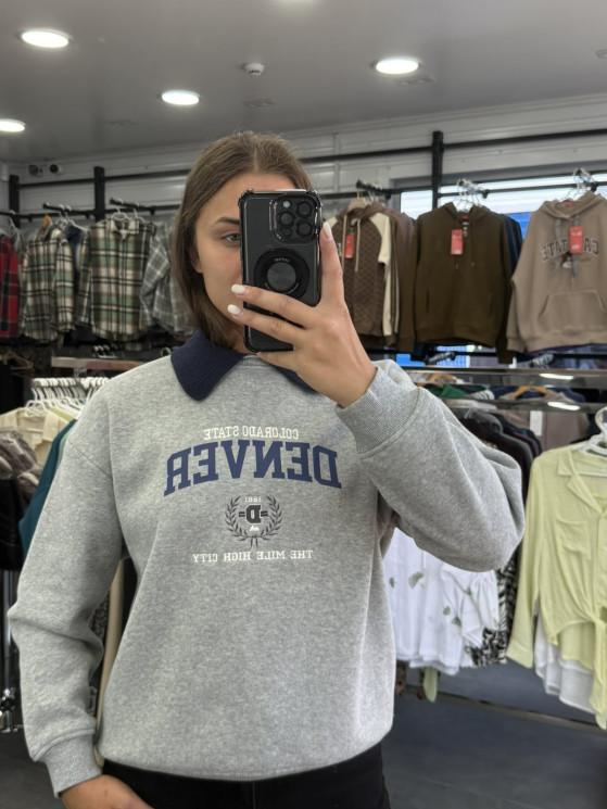 Світшот жіночий трикотаж на мікрохутрі  м.371015 (р:XL-2XL) в упаковці 3 штуки №756890 - Coolme WE3111