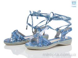 Босоніжки 8868-23 blue р: 30-37, в упаковці: 10 пар, купити тільки гуртом